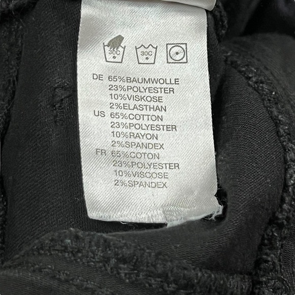 Articles Of Society 31 Black Sammy Diagonal Hem Distressed Jeans - Picture 8 of 12